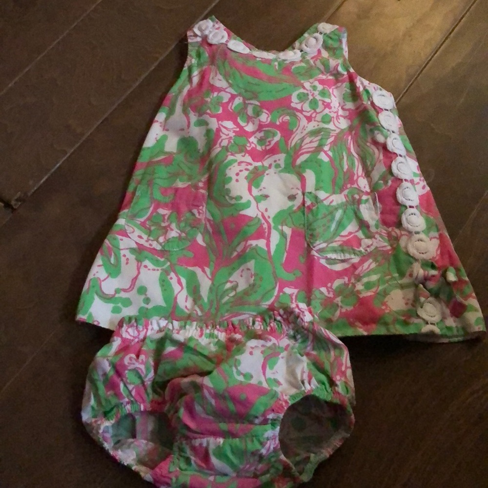 Lilly Pulitzer shift dress with bloomers